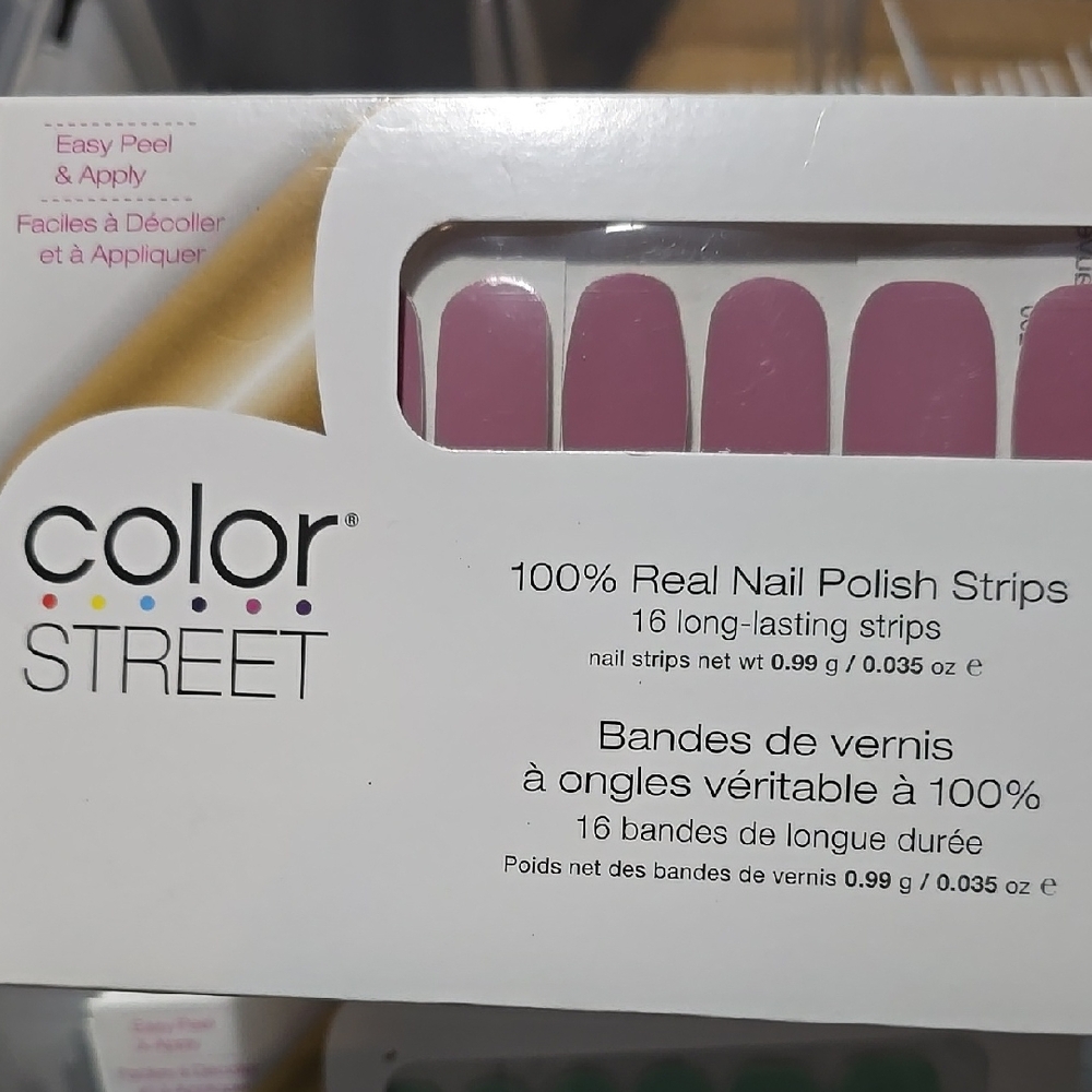 Color Street Nail Polish Strips - Pink